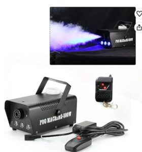 Dimmaskin med LED-ljus, 500W scenrökmaskin